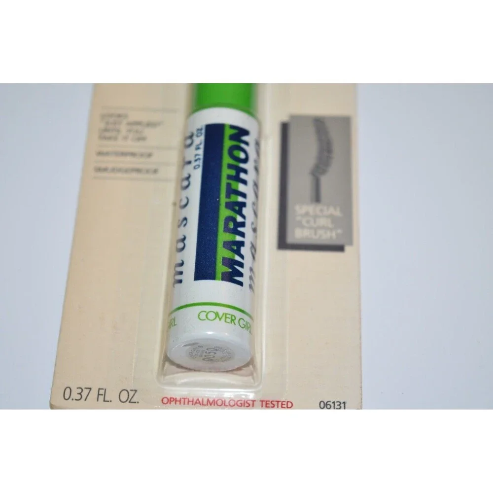 Vtg Y2K New In Package CoverGirl Marathon Mascara Brown Black Prop‎ 1991
